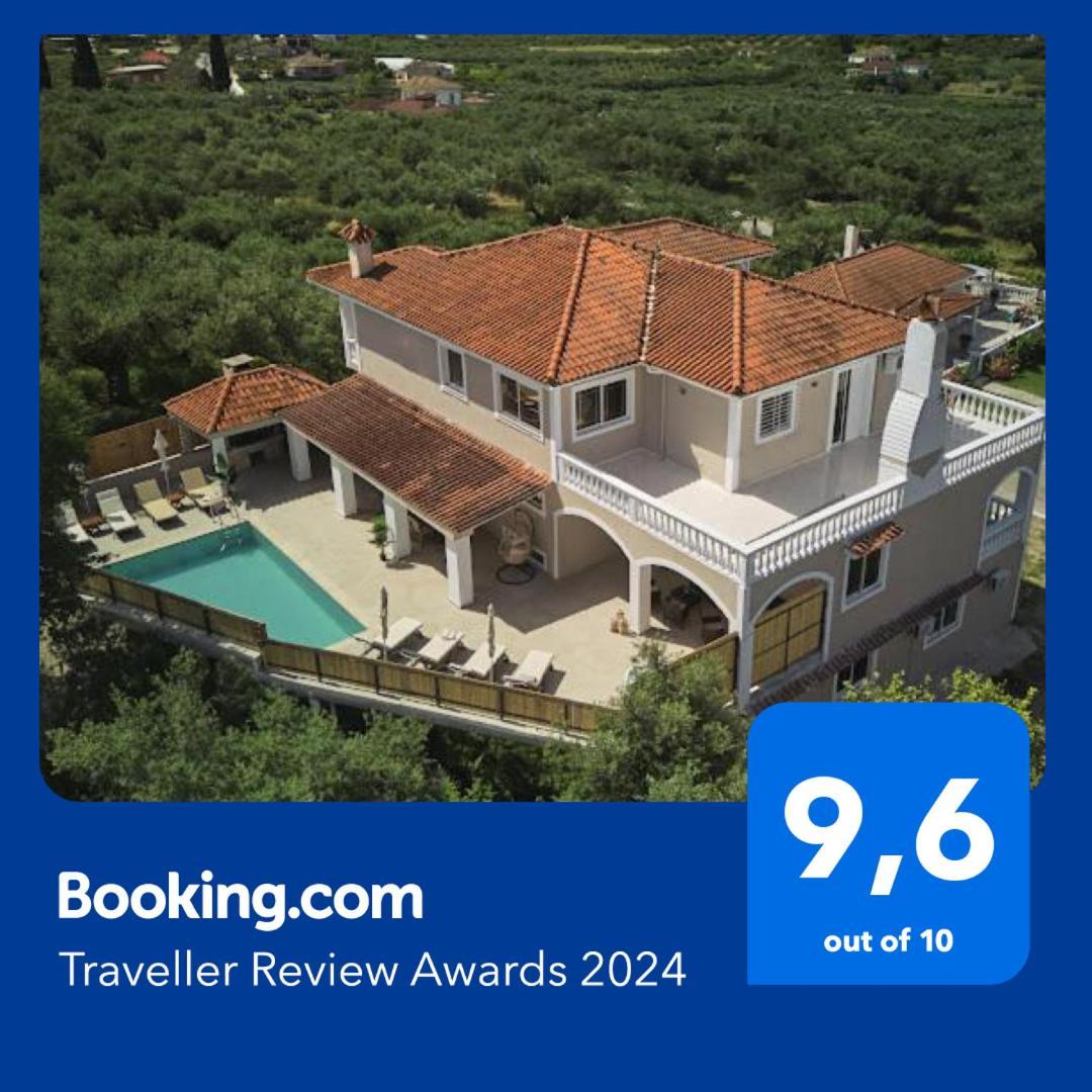 Galadriel Villa With Private Pool & Jacuzzi Kato Yerakarion Eksteriør billede